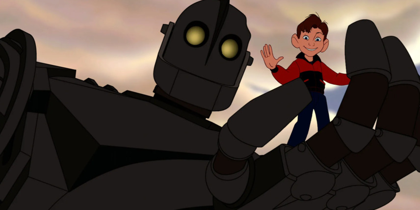 Iron Giant and Hogarth